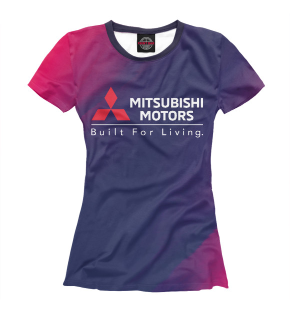 Футболка Mitsubishi / Митсубиси для девочек 