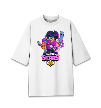 Хлопковая футболка оверсайз Brawl Stars Bibi