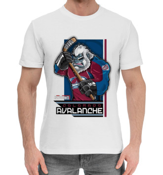 Мужская Хлопковая футболка Colorado Avalanche