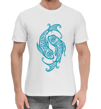 Хлопковая футболка Зодиак - Рыбы