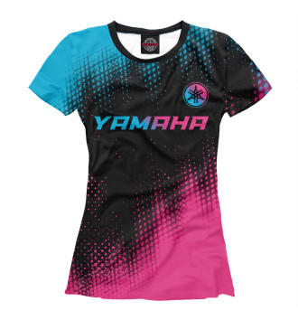 Женская Футболка Yamaha Neon Gradient