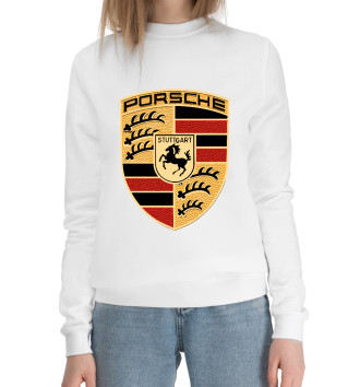 Женский Хлопковый свитшот Porsche