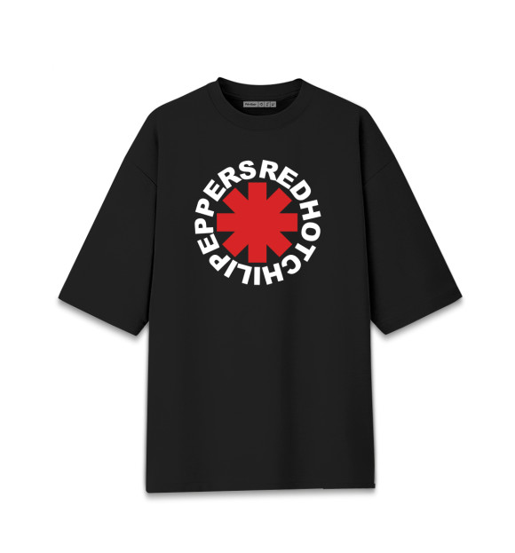 Женская Хлопковая футболка оверсайз Red Hot Chili Peppers