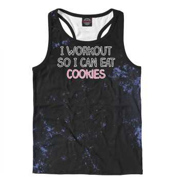 Мужская Борцовка I Workout So I Can Eat Cook