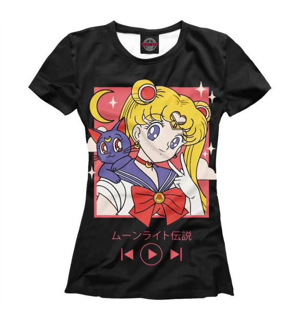 Футболка Sailor Moon для девочек 