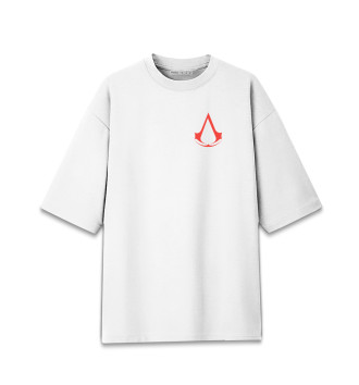 Женская Хлопковая футболка оверсайз Assassin's Creed