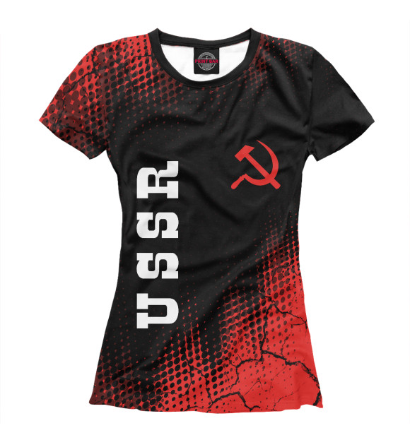 Женская Футболка USSR / СССР