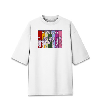 Хлопковая футболка оверсайз Futurama