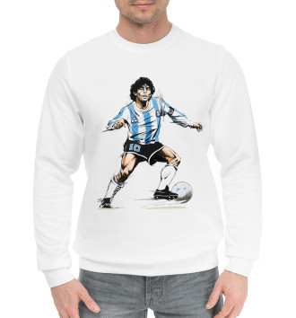 Мужской Хлопковый свитшот Diego Maradona