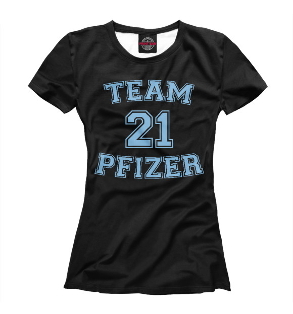 Футболка Team Pfizer для девочек 