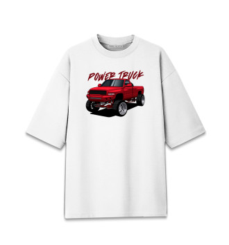 Хлопковая футболка оверсайз Dodge Ram