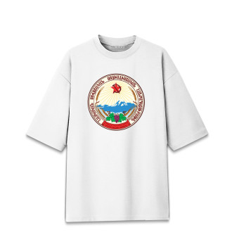 Женская Хлопковая футболка оверсайз Армянская ССР