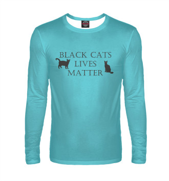 Лонгслив Black cats lives matter