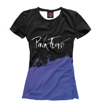 Женская Футболка Pink Floyd Purple Grunge