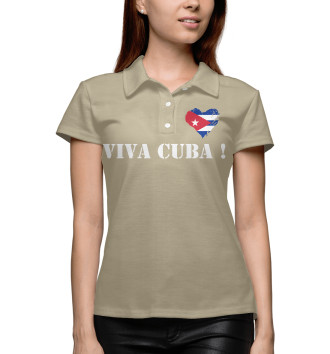 Женское Поло Viva Cuba!