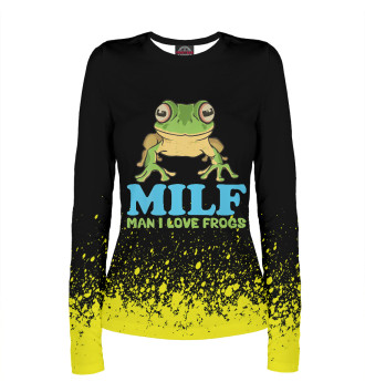Лонгслив MILF Man I Love Frogs