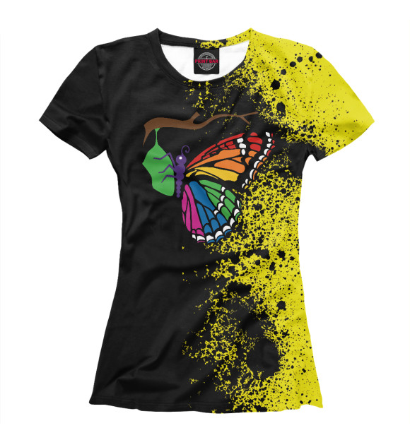 Футболка Rainbow Butterfly Emerging для девочек 