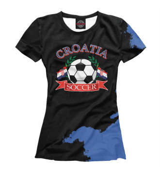 Футболка Croatia soccer ball