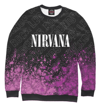 Свитшот Nirvana Rock Legends (пурпур)
