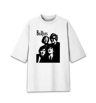 Хлопковая футболка оверсайз The Beatles