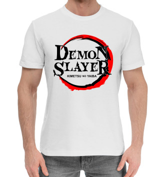 Мужская Хлопковая футболка Demon Slayer