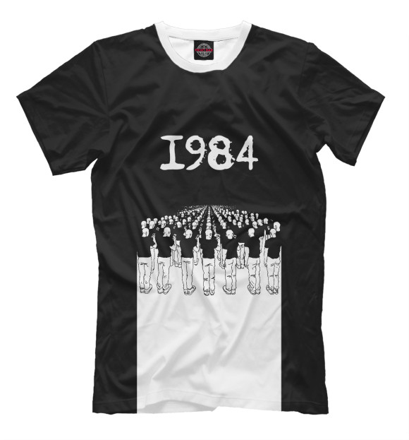 Футболка 1984 - люди толпы для мальчиков 