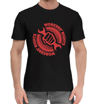 Хлопковая футболка Права рабочих