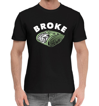 Хлопковая футболка Broke