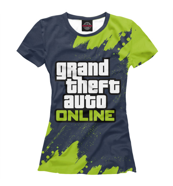 Футболка GTA Online / ГТА Онлайн для девочек 