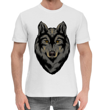Хлопковая футболка Волк
