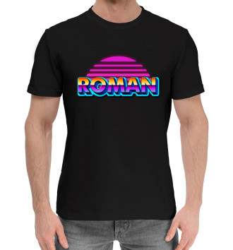 Хлопковая футболка Roman