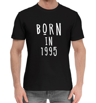 Хлопковая футболка Рожден в 1995