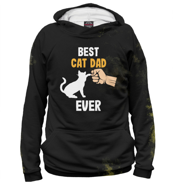 Худи Best Cat Dad Ever для мальчиков 