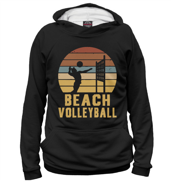 Женское Худи Пляжный волейбол