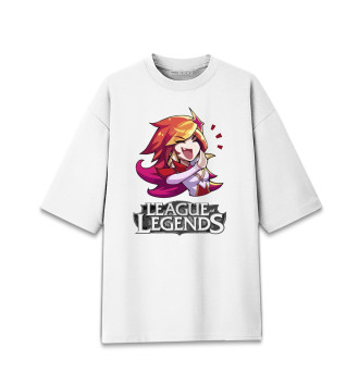 Хлопковая футболка оверсайз League of Legends