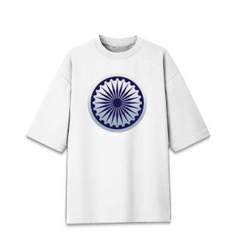 Мужская Хлопковая футболка оверсайз Индия