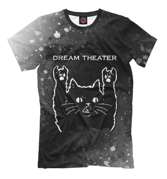 Футболка Dream Theater - Рок Кот для мальчиков 