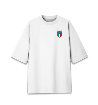Хлопковая футболка оверсайз Сборная Италии