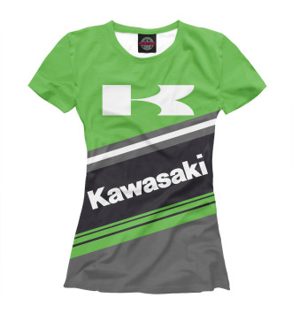 Женская Футболка Kawasaki