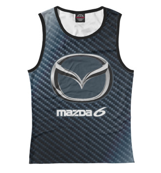 Майка для девочек Mazda 6 - Карбон