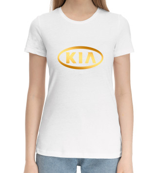 Хлопковая футболка KIA Gold