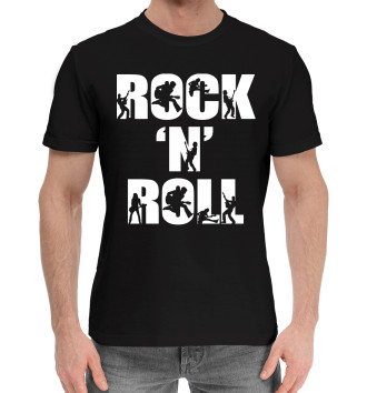 Мужская Хлопковая футболка Rock 'n' roll