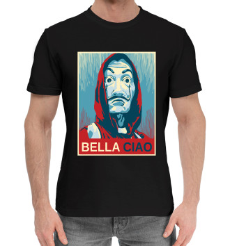 Мужская Хлопковая футболка Bella Ciao