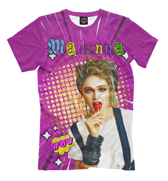 Футболка Madonna 80s Pop Art для мальчиков 
