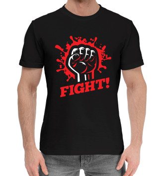Хлопковая футболка FIGHT
