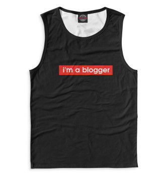 Майка для мальчиков I'm a blogger