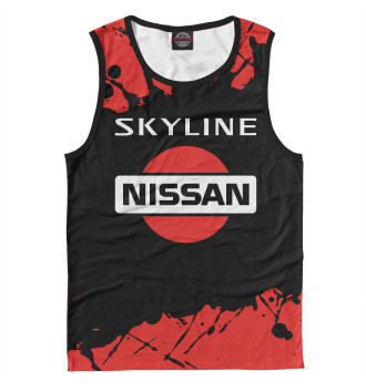 Майка Nissan Skyline - Брызги