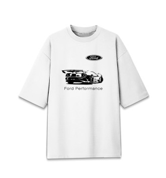 Мужская Хлопковая футболка оверсайз Ford Performance