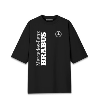 Мужская Хлопковая футболка оверсайз Mercedes Brabus