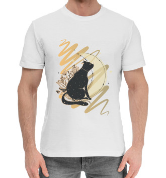 Хлопковая футболка Moon Cat